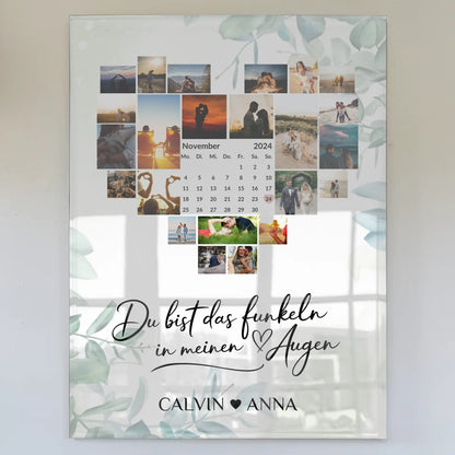 Acrylglas Bild Liebe Fotocollage Du Bist Das Funkeln