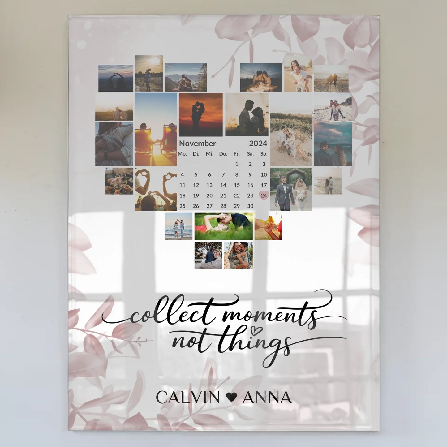 Acrylglas Bild Paare Fotocollage Collect Moments