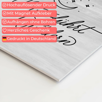 Spruch Affirmation Magnet Wandbild Mut Positiv Wundern