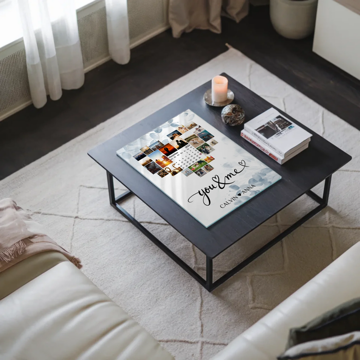 Valentinstag Acrylglas Bild Fotocollage You Me Geschenk