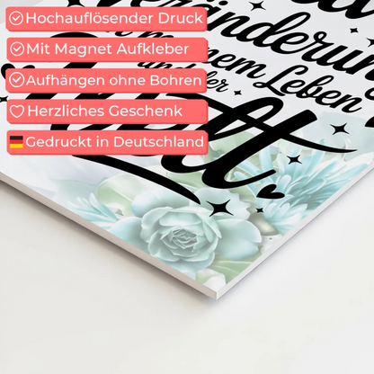 Magnet Poster mit Spruch Affirmation Positiv Veränderung