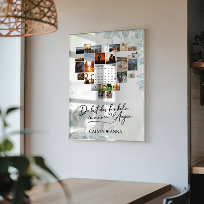 Acrylglas Bild Liebe Fotocollage Du Bist Das Funkeln