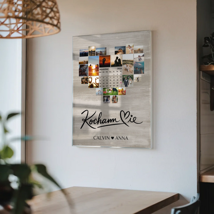 Paar Acrylglas Bild Fotocollage Kocham Cie Geschenk