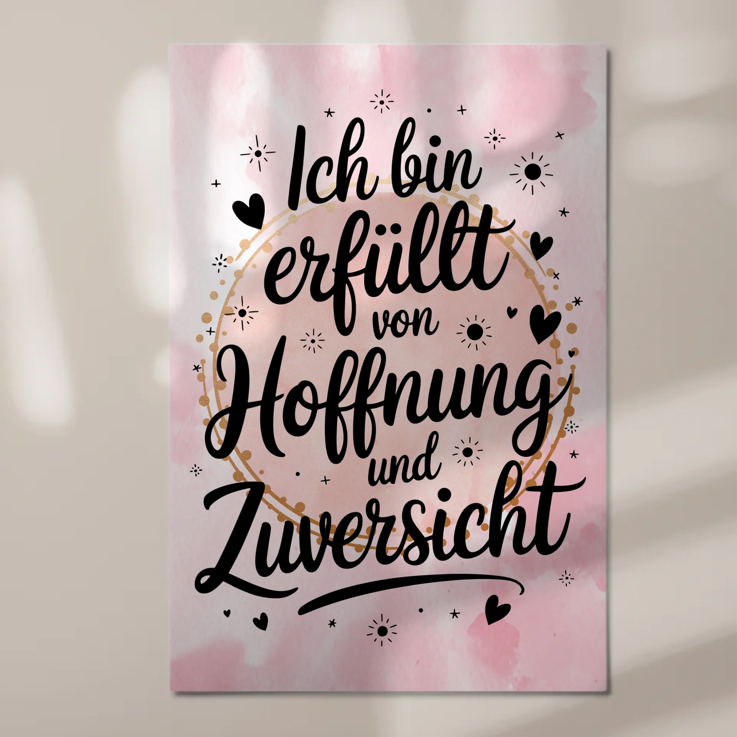 Spruch Affirmation Magnet Wandbild Positiv Hoffnung Zuversicht