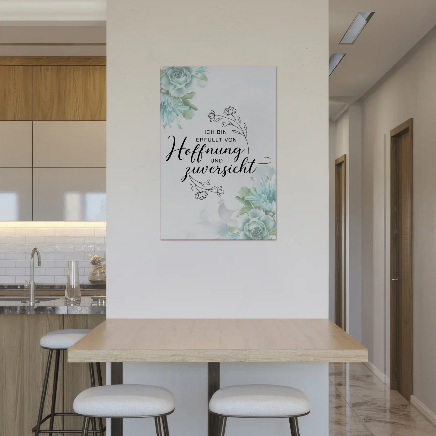 Affirmation Magnet Poster - Positiv: Hoffnung & Zuversicht