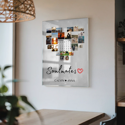Paar Acrylglas Bild Fotocollage Soulmates Geschenk