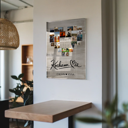 Paar Acrylglas Bild Fotocollage Kocham Cie Geschenk