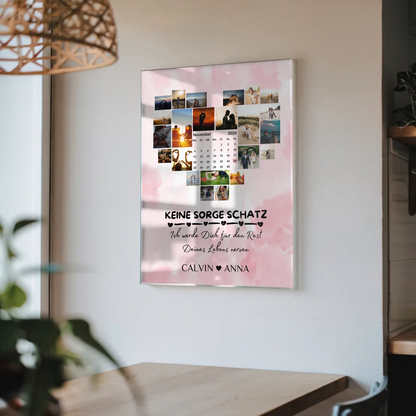 Acrylglas Bild Liebe Fotocollage Ewig Nerven Schatz