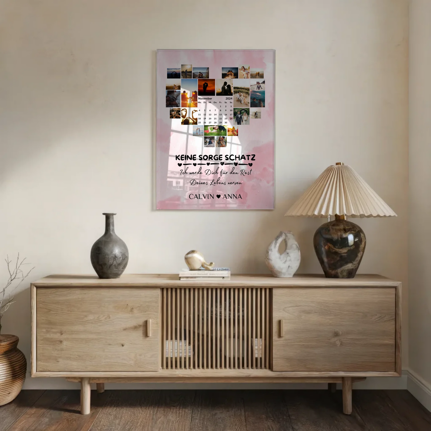 Acrylglas Bild Liebe Fotocollage Ewig Nerven Schatz