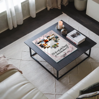 Paar Acrylglas Bild Fotocollage Jeder Moment Geschenk