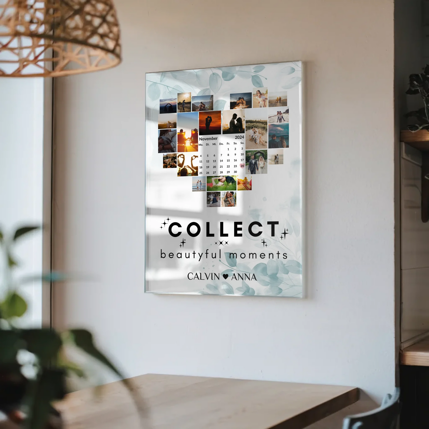 Acrylglas Bild Liebe Fotocollage Schöne Momente sammeln