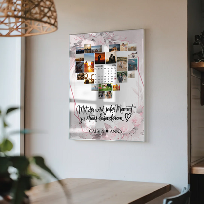 Paar Acrylglas Bild Fotocollage Jeder Moment Geschenk