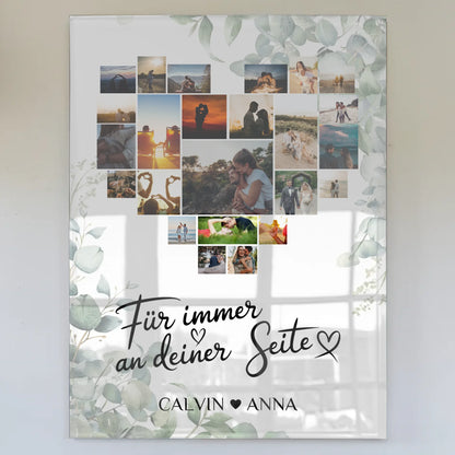 Personalisiertes Paar Acrylglas Bild Fotocollage Für Immer