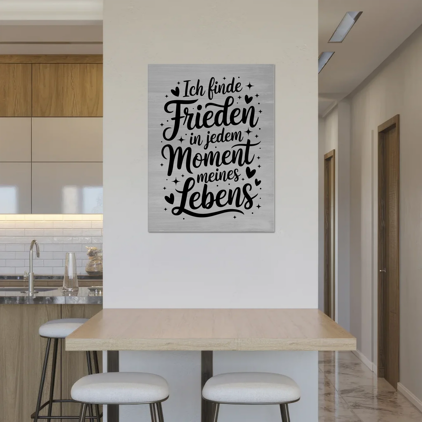 Affirmation Magnet Wandbild Positiv Spruch Frieden Leben