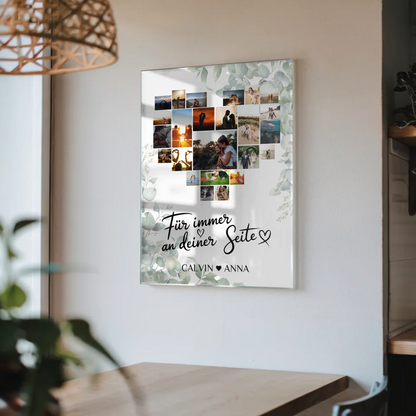 Personalisiertes Paar Acrylglas Bild Fotocollage Für Immer