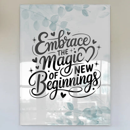 Acrylglas Mit Foto Embrace the Magic of New Beginnings