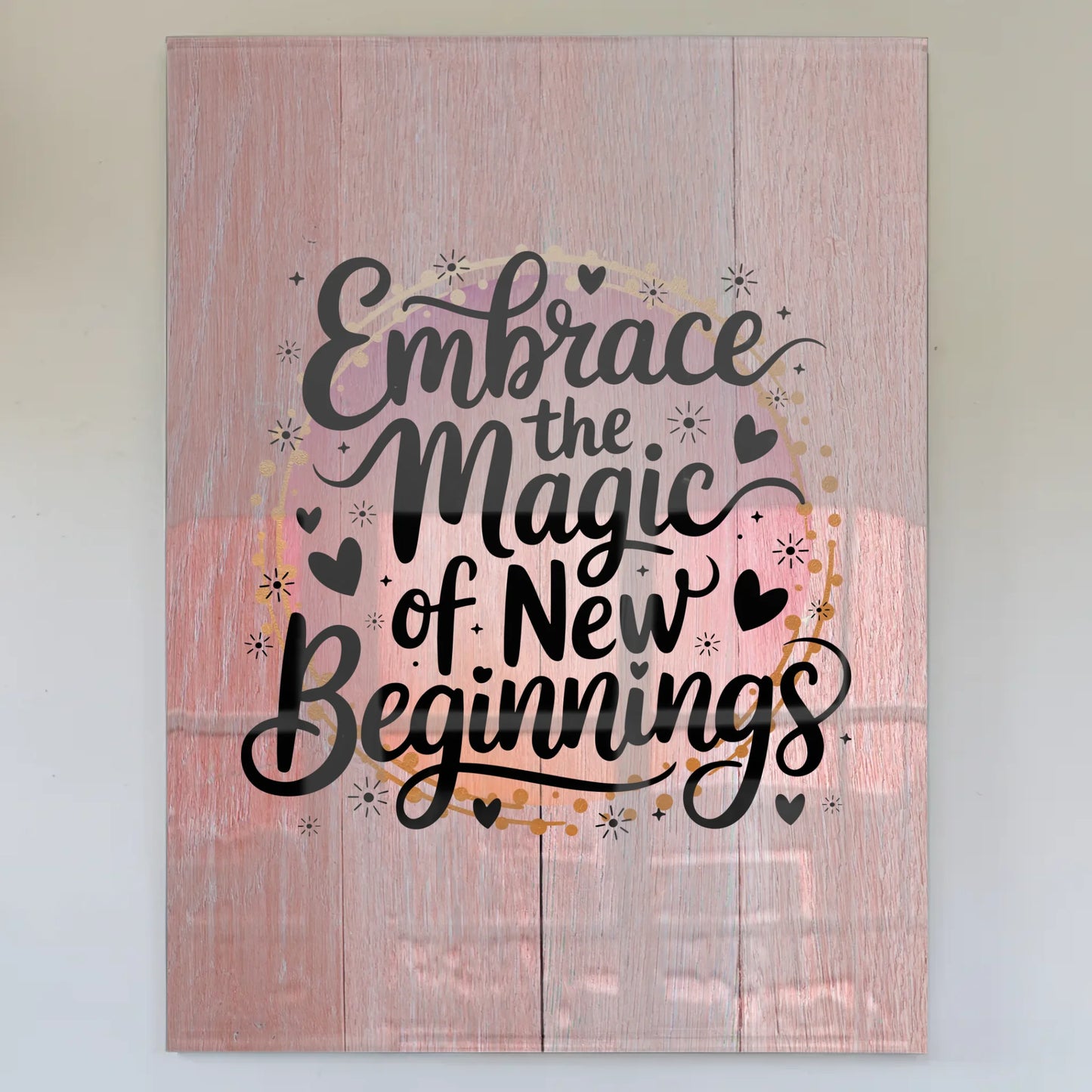 Acrylglas Bild Embrace the Magic of New Beginnings
