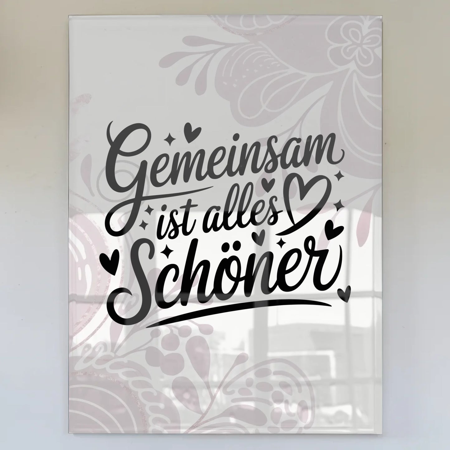 Bild Aus Acrylglas Gemeinsam ist alles schöner Geschenk