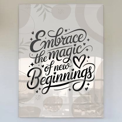 Foto Mit Acrylglas Embrace the Magic of New Beginnings