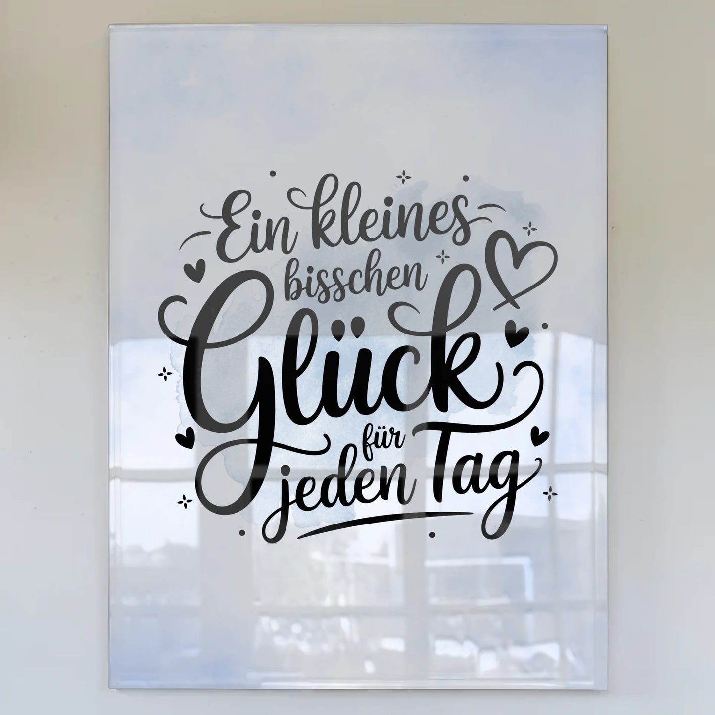 Acrylglas Mit Foto - Ein kleines bisschen Glück täglich