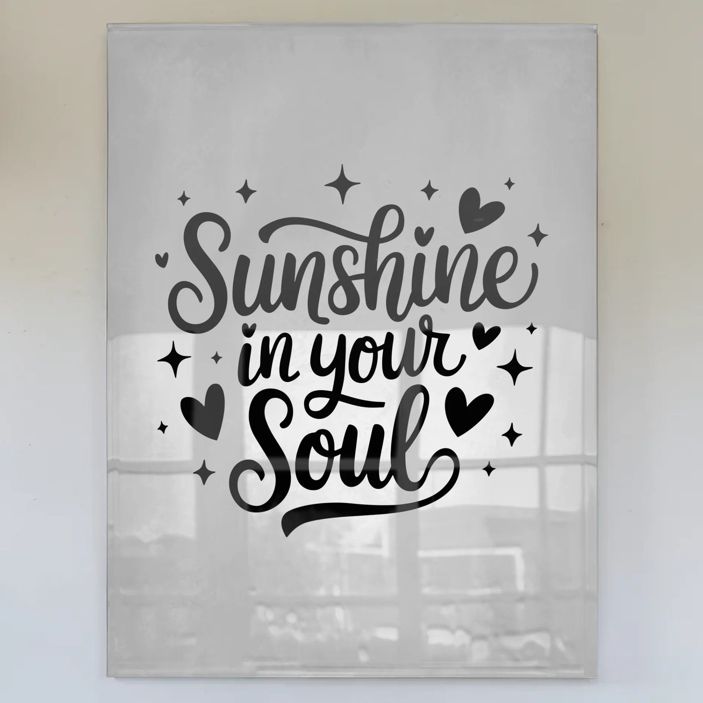 Acrylglas Mit Foto Sunshine in Your Soul Geschenk