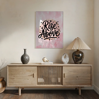 Bild Mit Acrylglas Rise Above - Personalisiertes Geschenk
