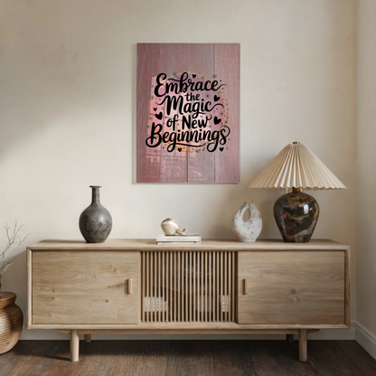 Acrylglas Bild Embrace the Magic of New Beginnings