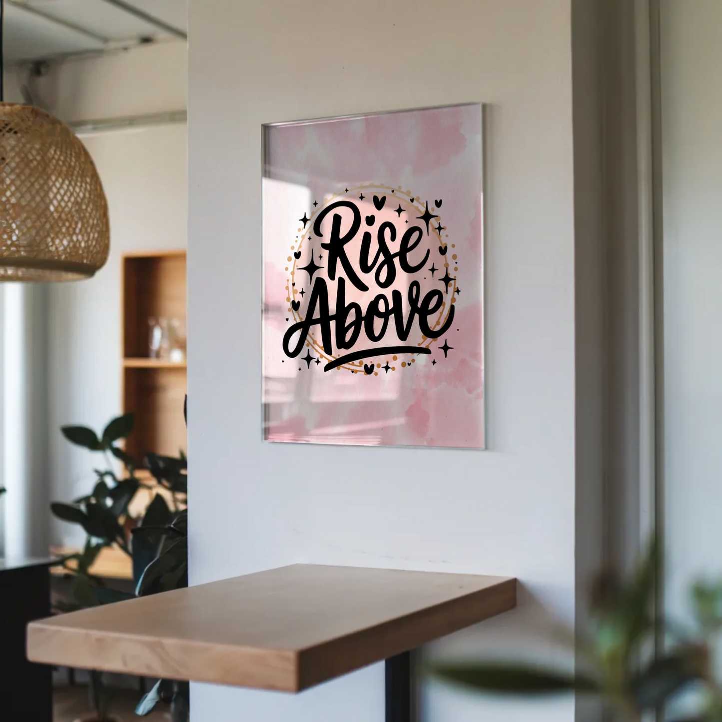 Bild Mit Acrylglas Rise Above - Personalisiertes Geschenk