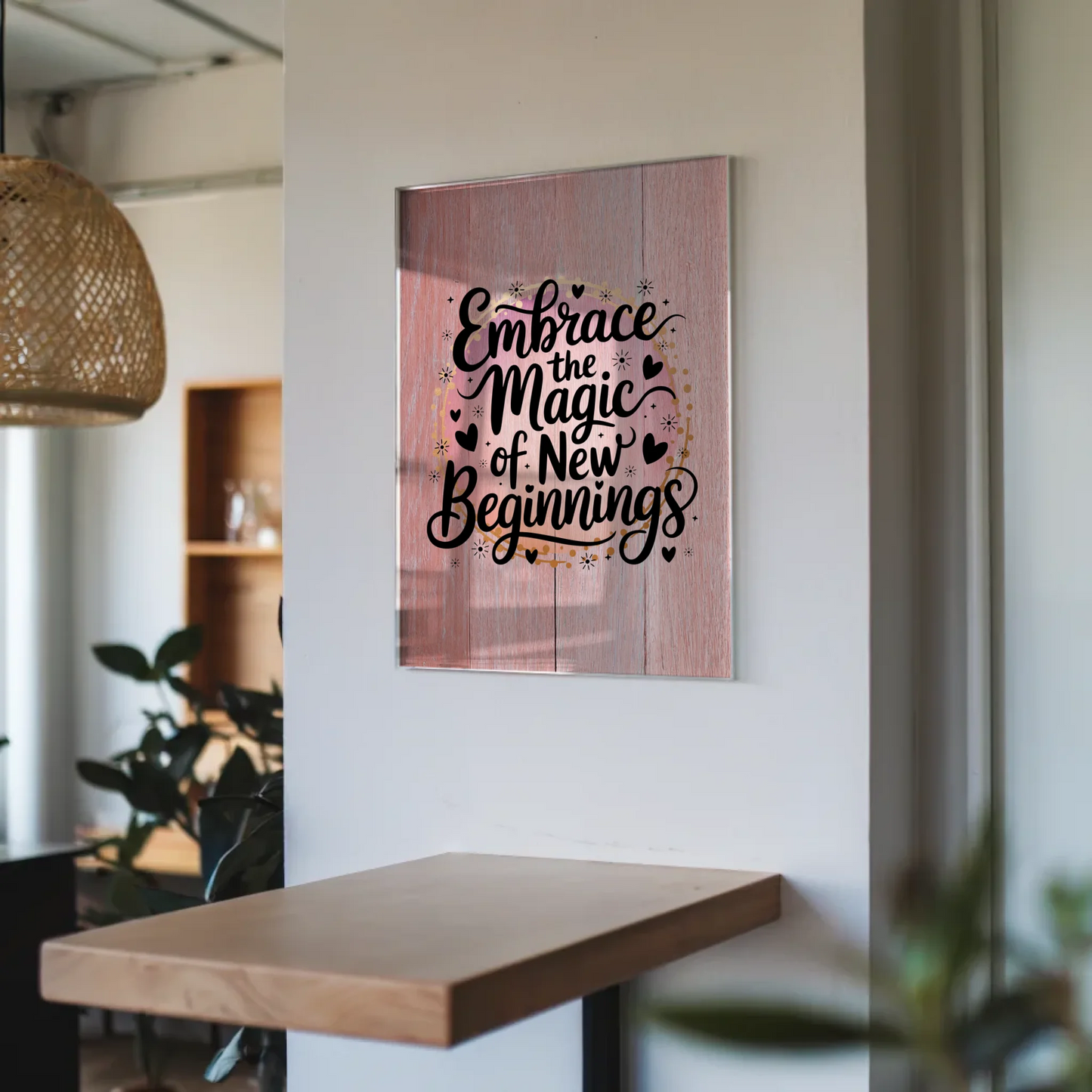 Acrylglas Bild Embrace the Magic of New Beginnings