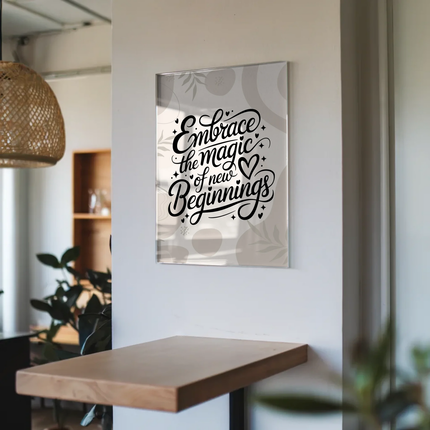 Foto Mit Acrylglas Embrace the Magic of New Beginnings