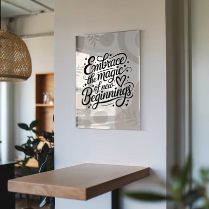 Foto Mit Acrylglas Embrace the Magic of New Beginnings