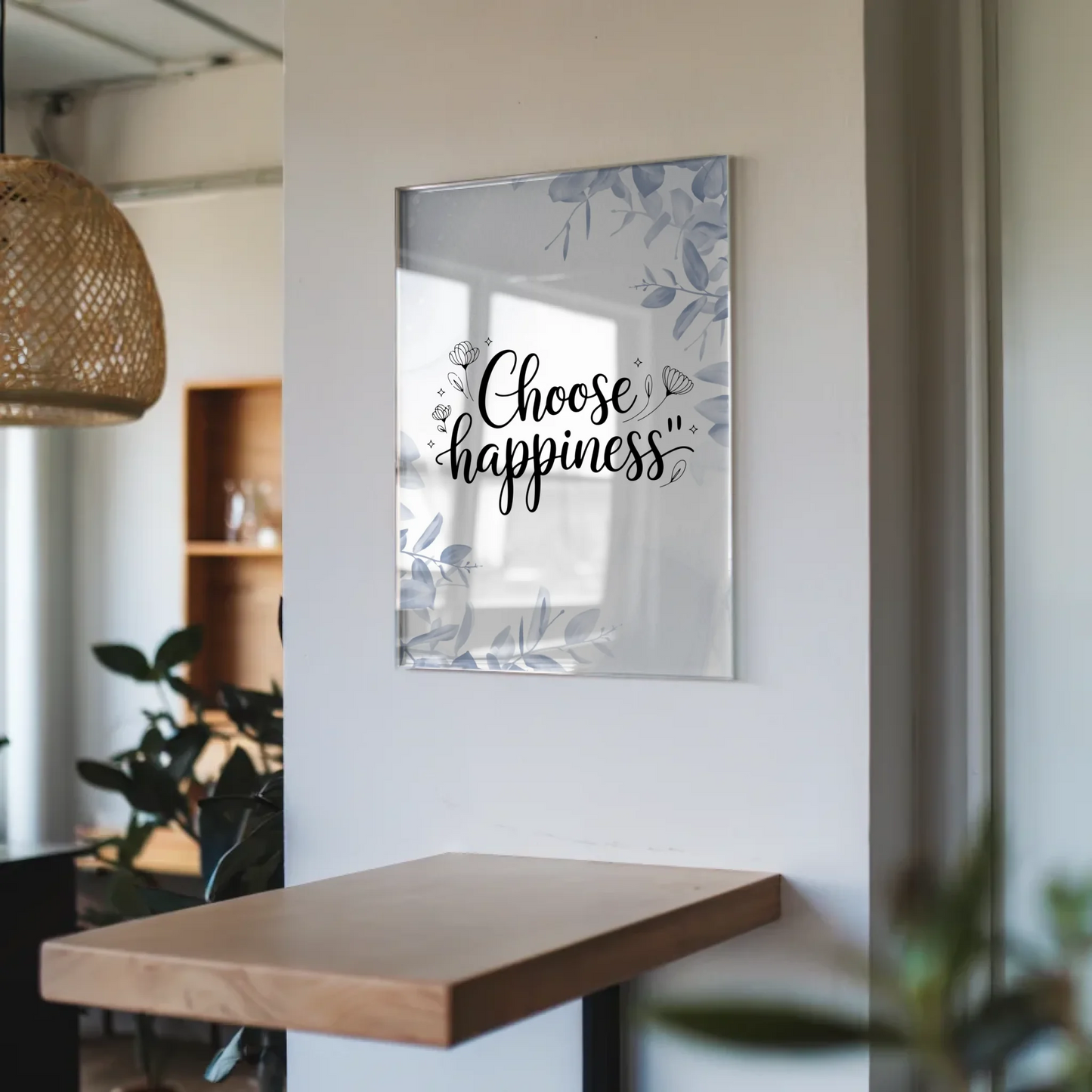 Acrylglas Bild Choose Happiness - Personalisiertes Geschenk