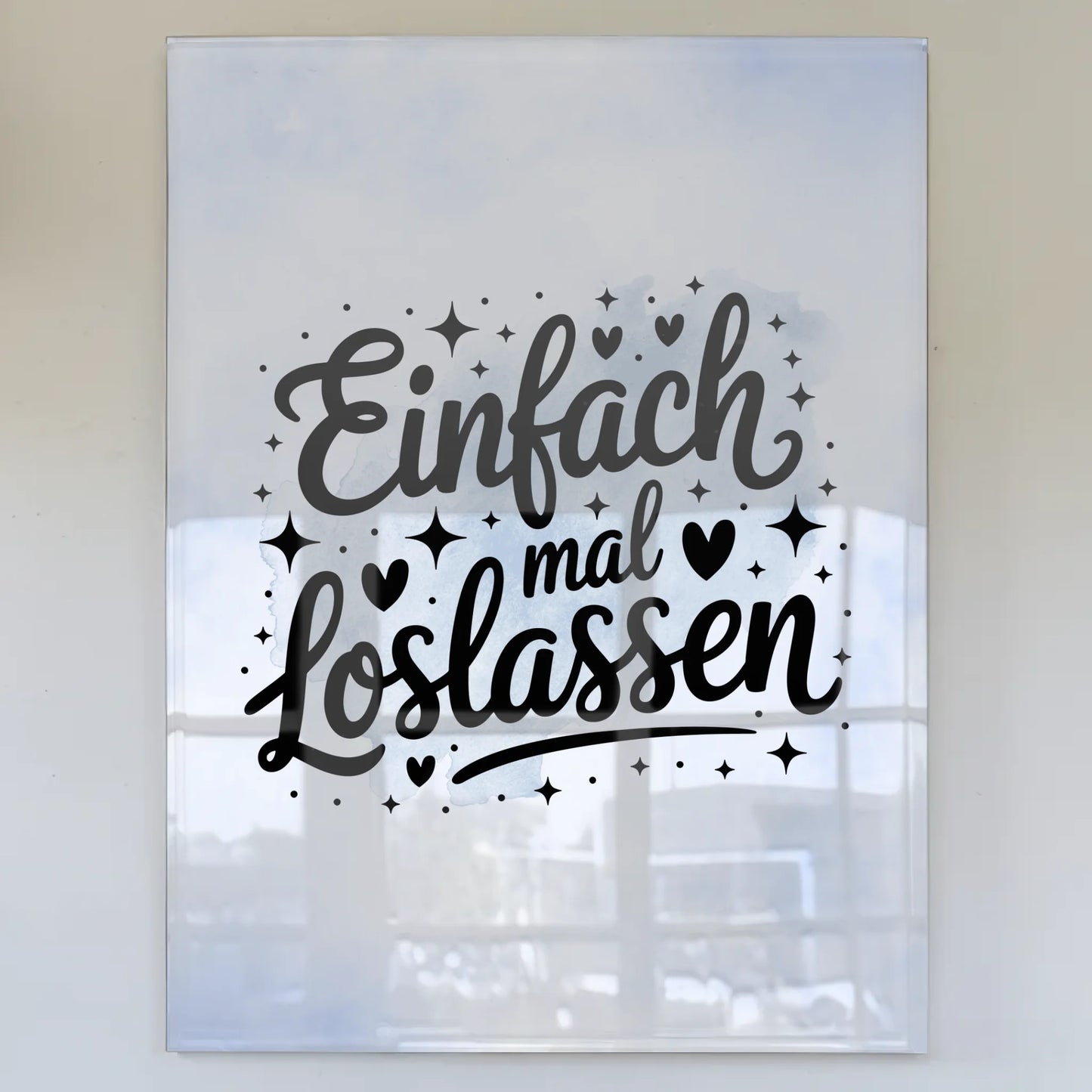 Acrylglas Mit Foto - Einfach Mal Loslassen Geschenk
