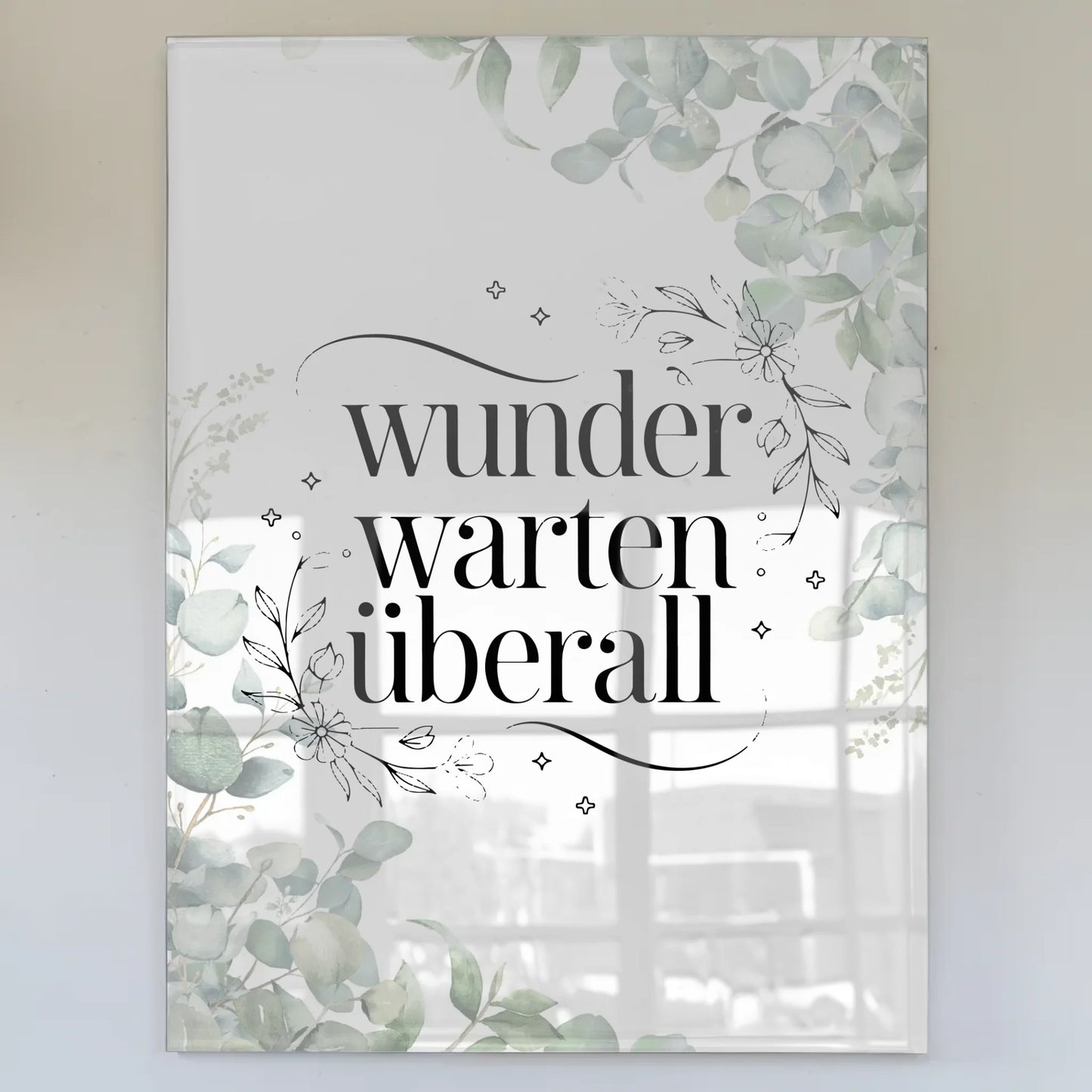 Bild Aus Acrylglas Wunder Warten Überall Geschenk