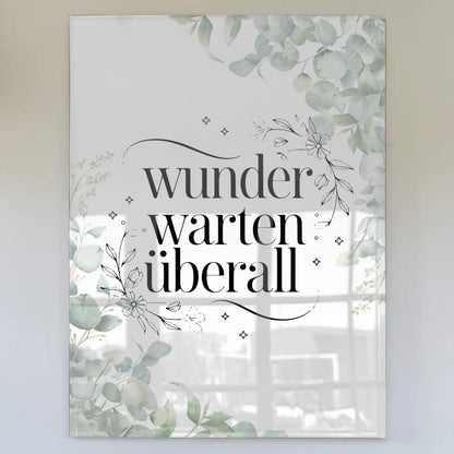 Bild Aus Acrylglas Wunder Warten Überall Geschenk