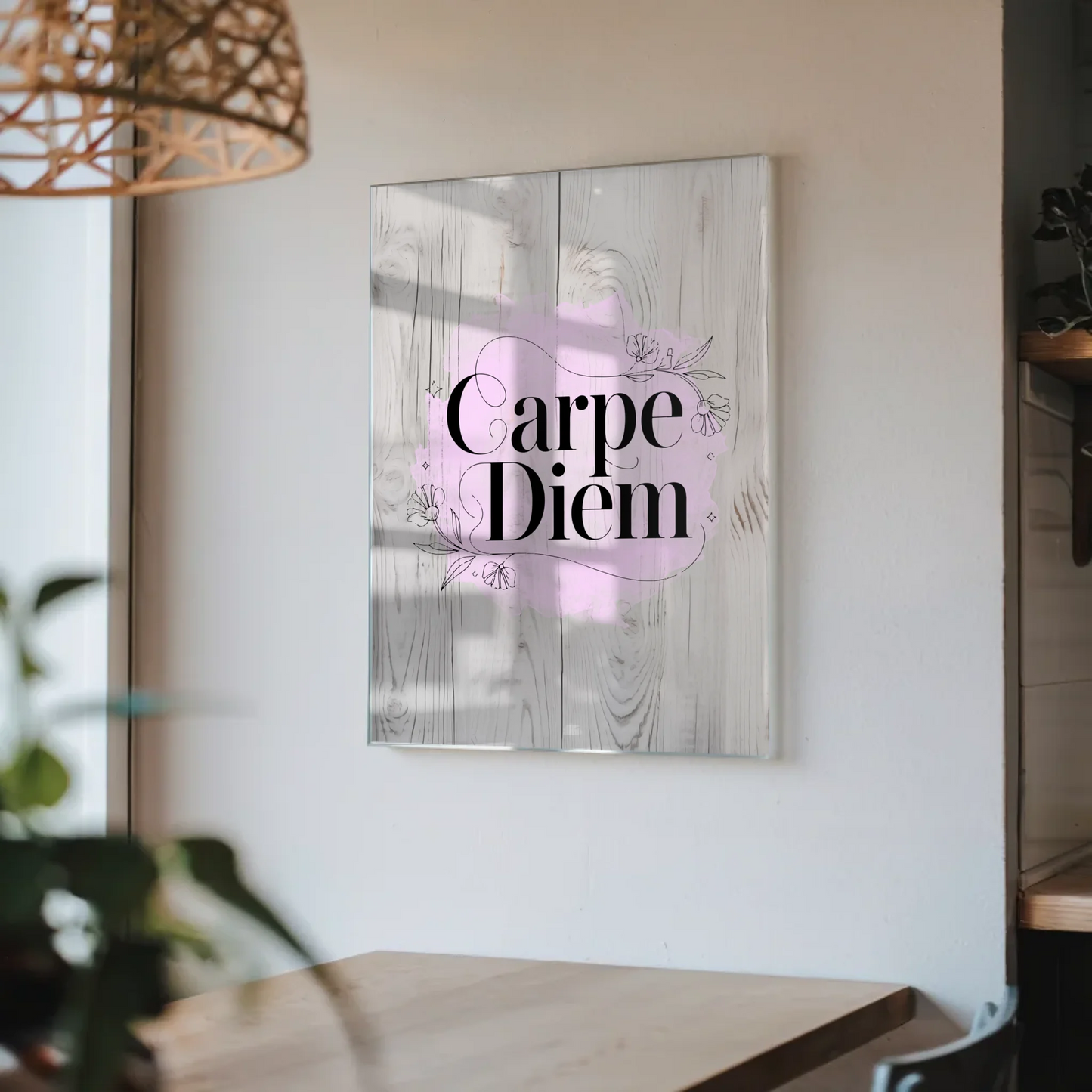 Acrylglas Bild Carpe Diem - Personalisiertes Geschenk