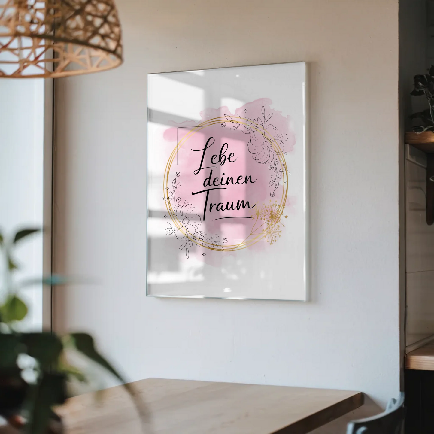 Bild Acrylglas Lebe deinen Traum personalisiert