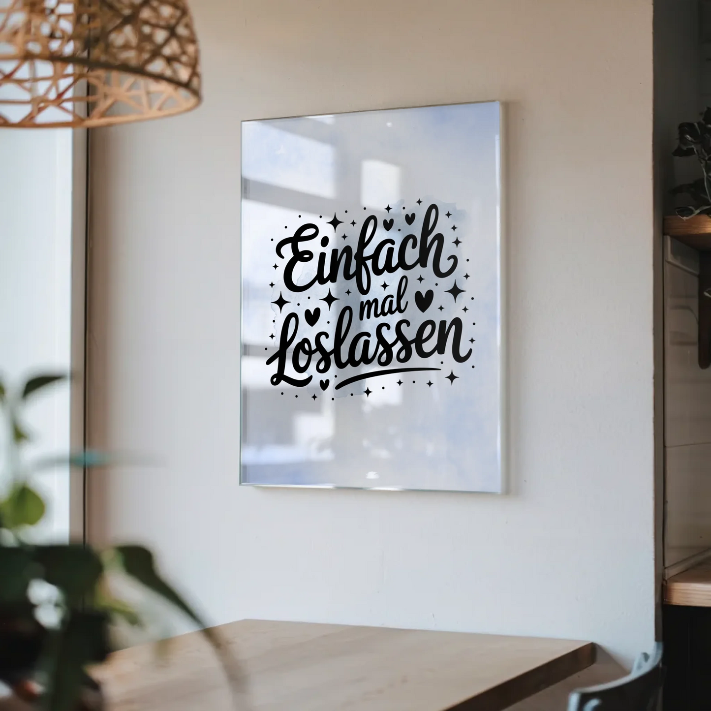 Acrylglas Mit Foto - Einfach Mal Loslassen Geschenk