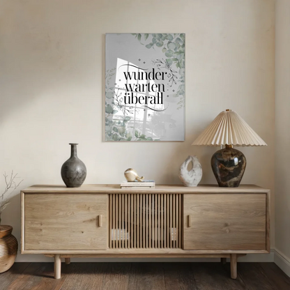 Bild Aus Acrylglas Wunder Warten Überall Geschenk