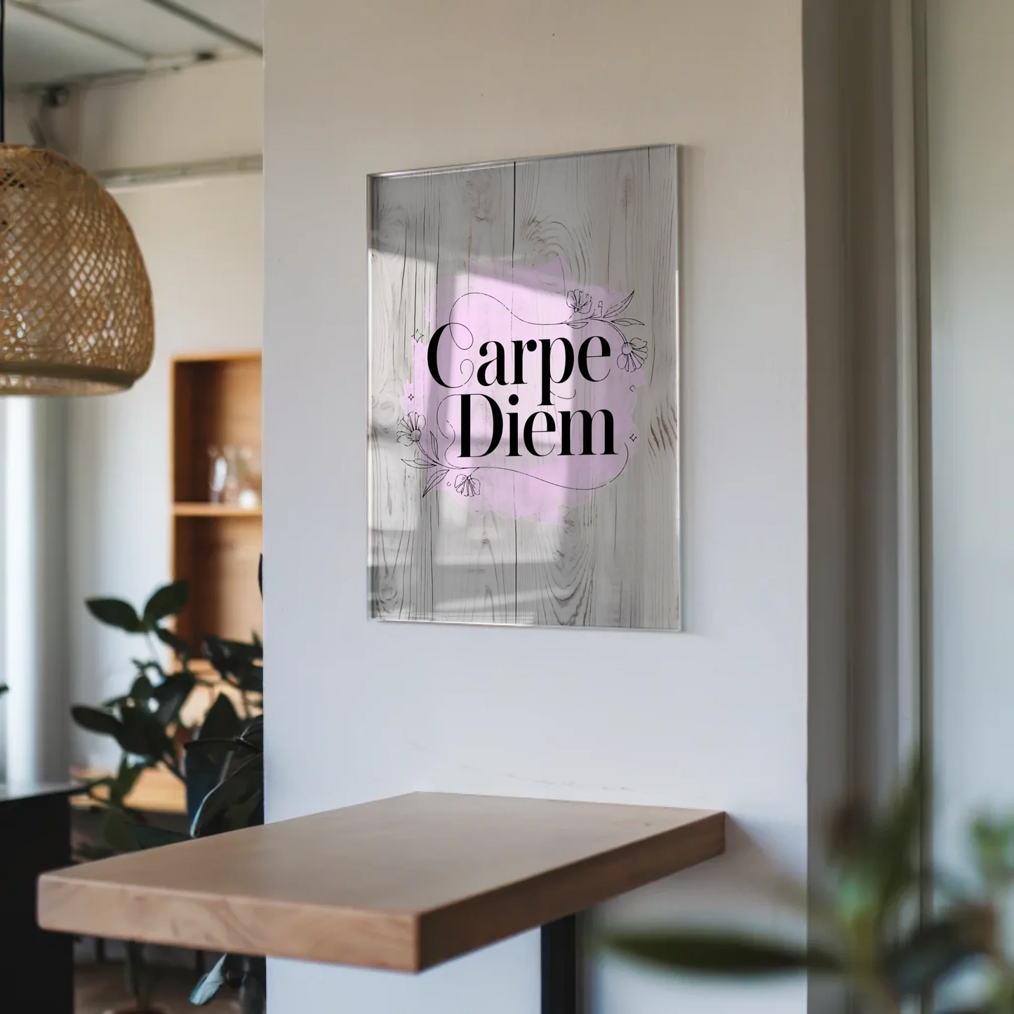 Acrylglas Bild Carpe Diem - Personalisiertes Geschenk