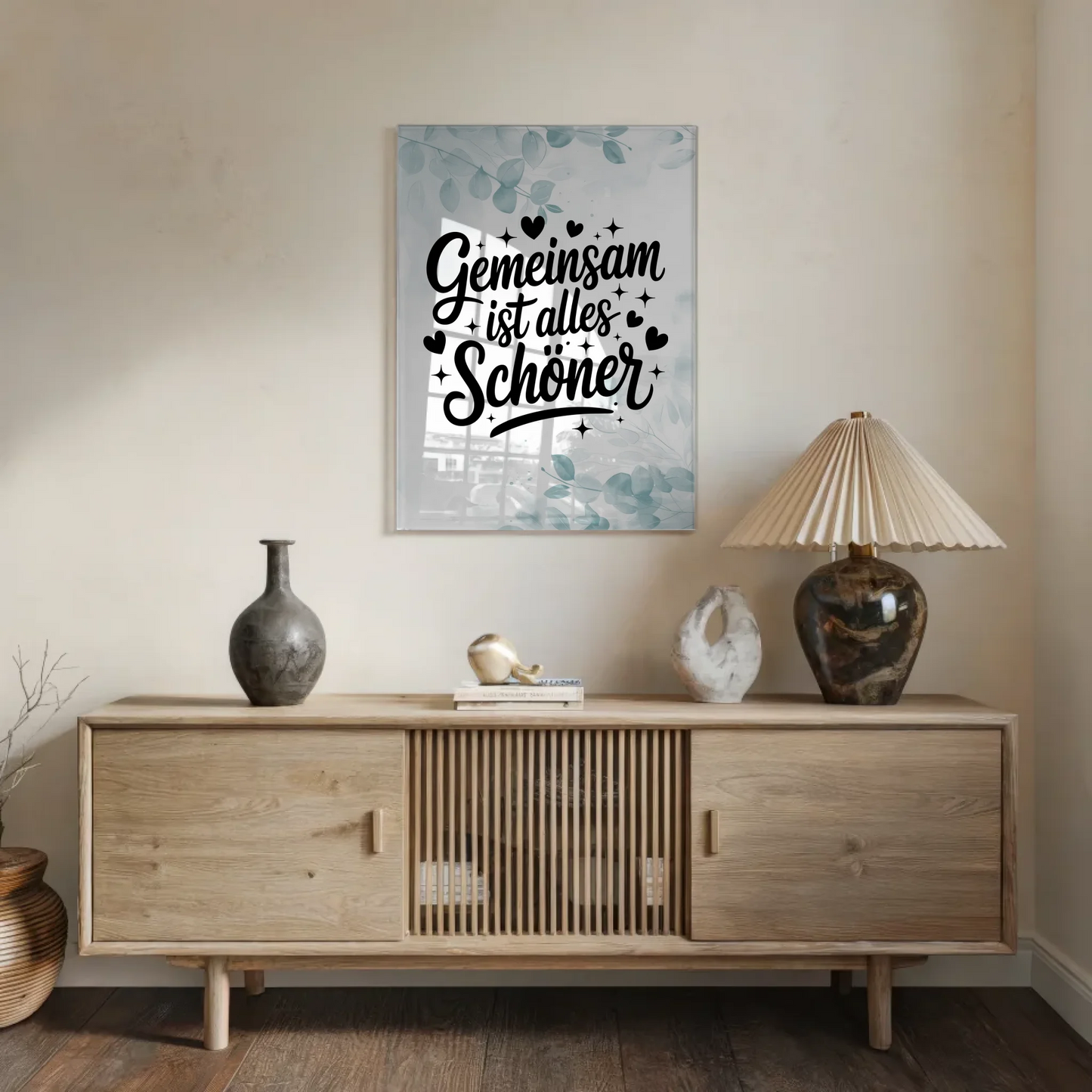 Foto Acrylglas - Gemeinsam ist alles schöner Geschenk