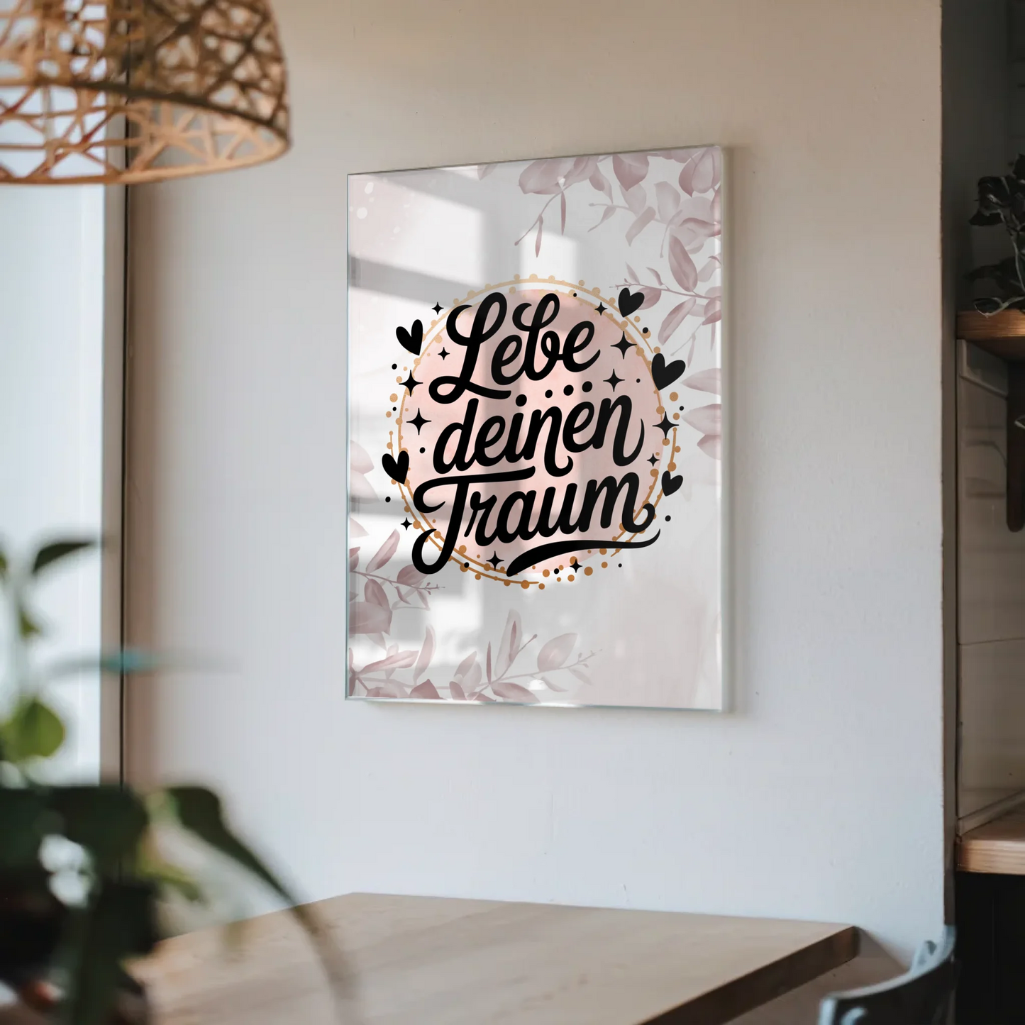 Foto Acrylglas Lebe deinen Traum Geschenkideen