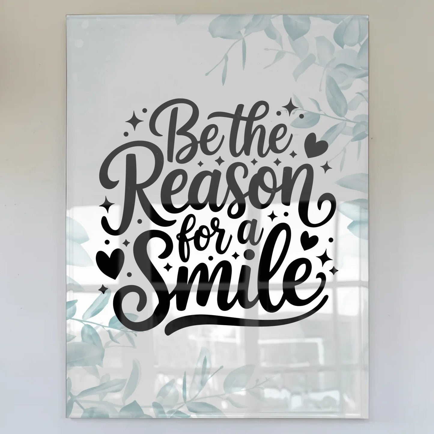 Acrylglas Mit Foto Be the Reason for a Smile Geschenk