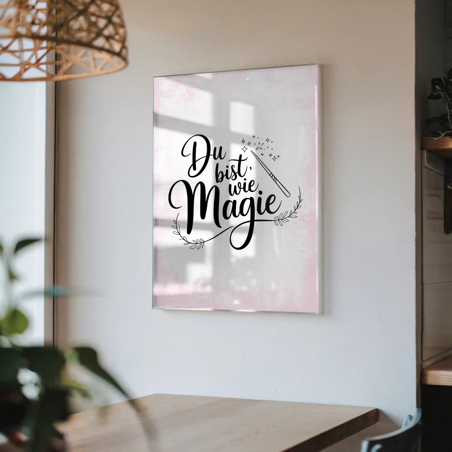 Bild Mit Acrylglas Du Bist Wie Magie Geschenkidee