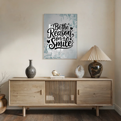 Acrylglas Mit Foto Be the Reason for a Smile Geschenk