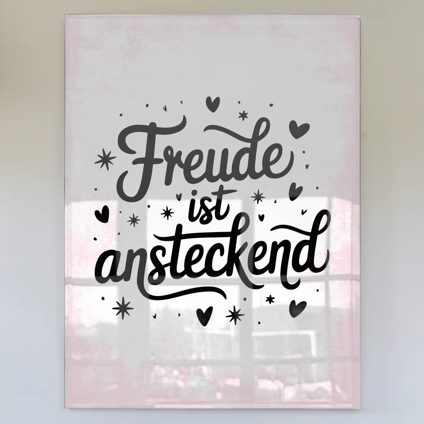 Acrylglas Mit Foto - Freude ist ansteckend Geschenk
