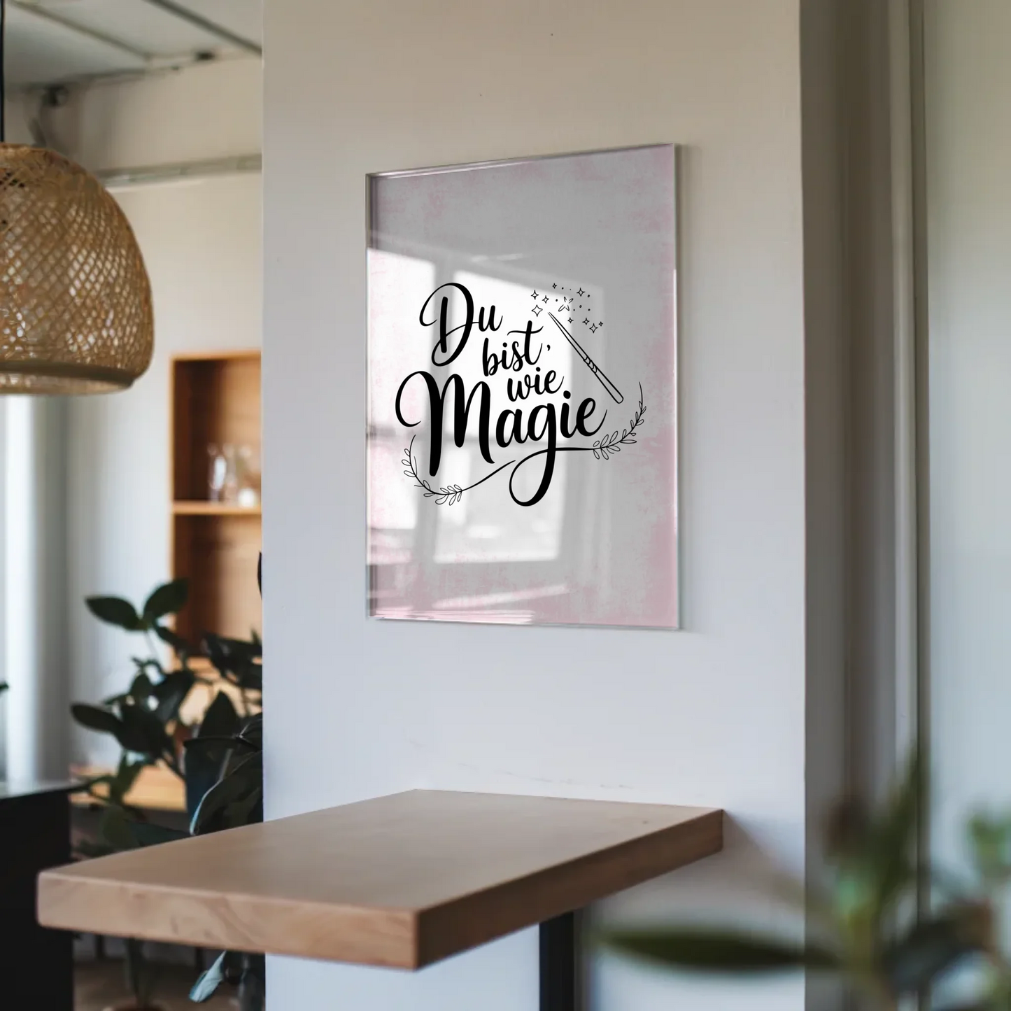 Bild Mit Acrylglas Du Bist Wie Magie Geschenkidee