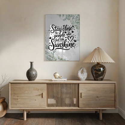 Bild Aus Acrylglas Stay Close to People Poster Geschenk