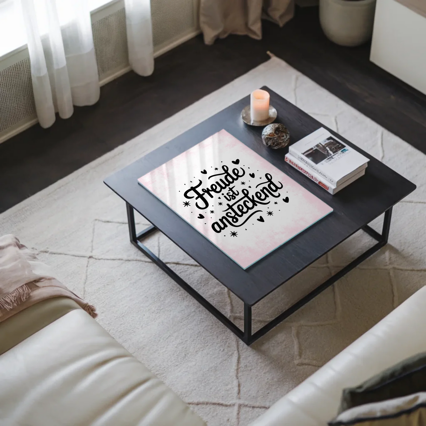 Acrylglas Mit Foto - Freude ist ansteckend Geschenk