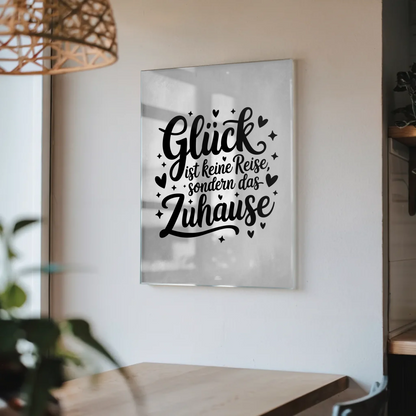 Bild Aus Acrylglas Glück Zuhause Poster Leinwand Tasse